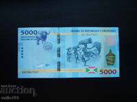 BURUNDI 5000 5,000 FRANCS 2015 NEW UNC