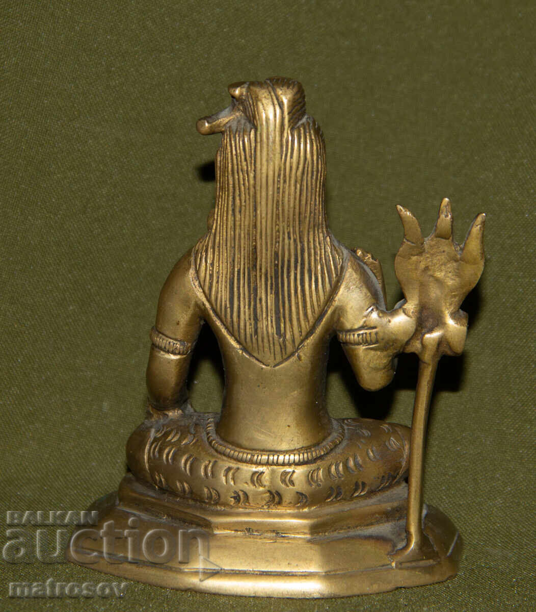Statuie decorativă din bronz sculptură Shiva - 6