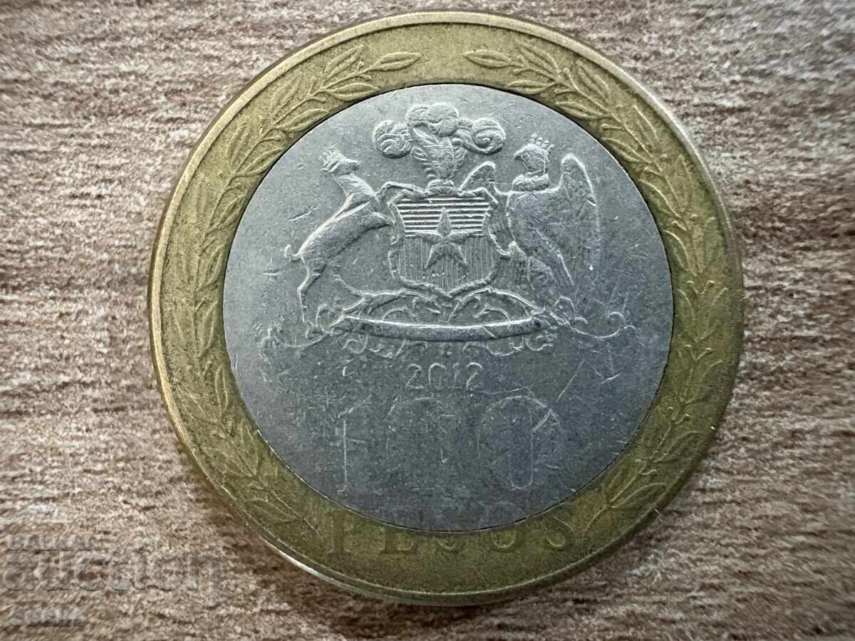 Chile - 100 Pesos (2012) Chile - 100 Pesos (2012)