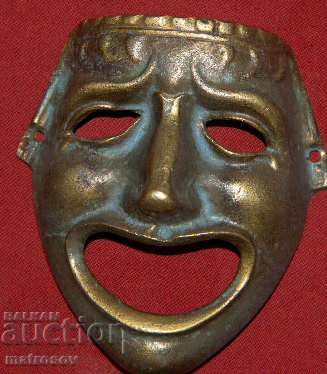 Παράδοση Μικρό χάλκινο γλυπτό, διακόσμηση, μάσκα
