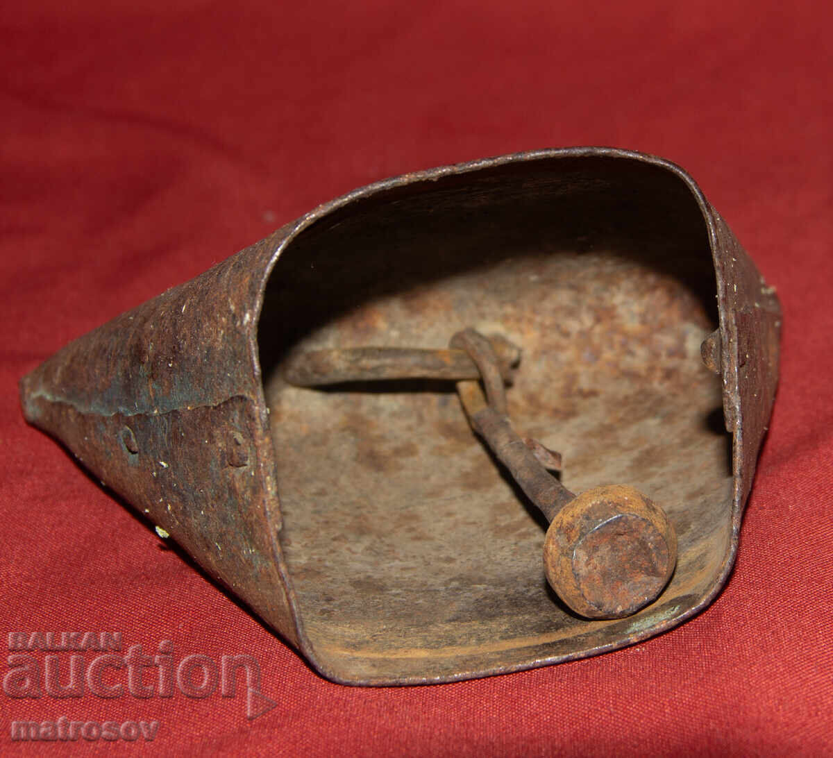 Стар голям метален чан звънец хлопка звънец - 6