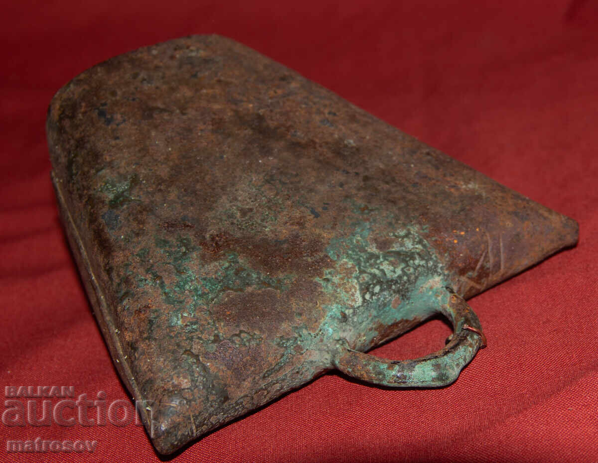 Стар голям метален чан звънец хлопка звънец - 7