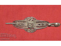 Broșă din filigran de argint vechi