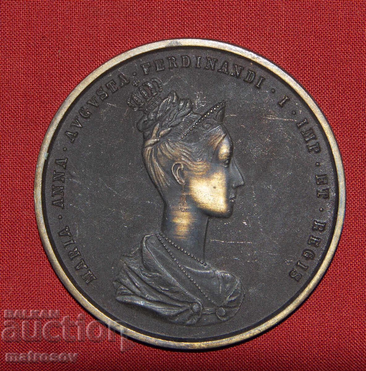 Livrarea Medalie comemorativă de bronz 1886, Maria Anna de Savoia