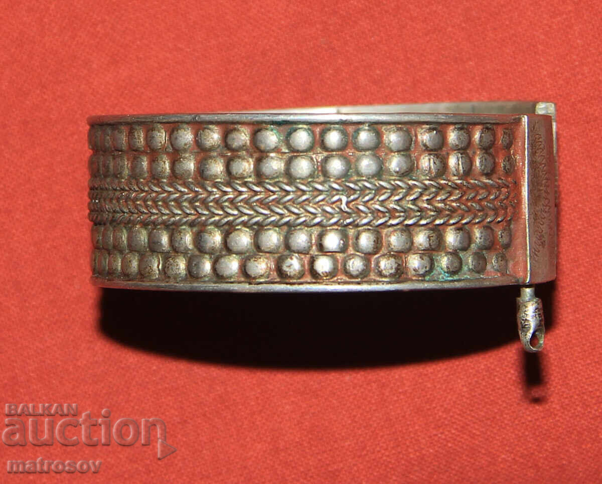 Παλαιό παραδοσιακό ασημένιο βραχιόλι κόσμημα - 5