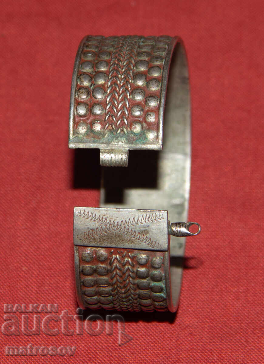 Παλαιό παραδοσιακό ασημένιο βραχιόλι κόσμημα - 6