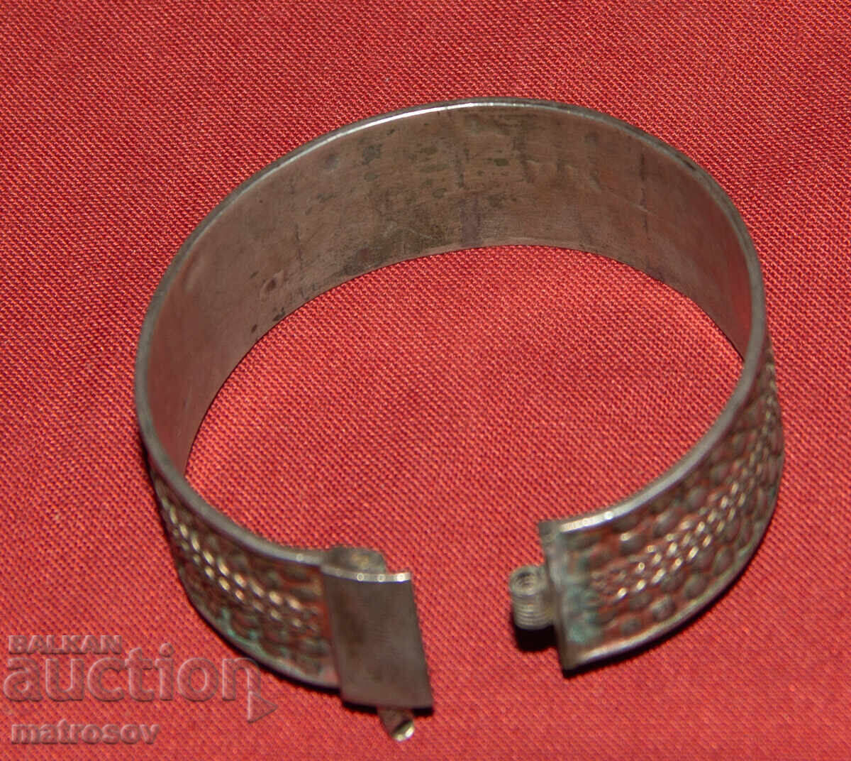 Παλαιό παραδοσιακό ασημένιο βραχιόλι κόσμημα - 7