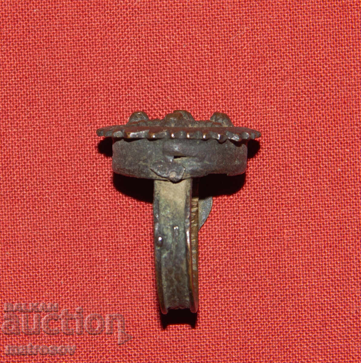 Old Traditional Bronze Women's Ring - 7