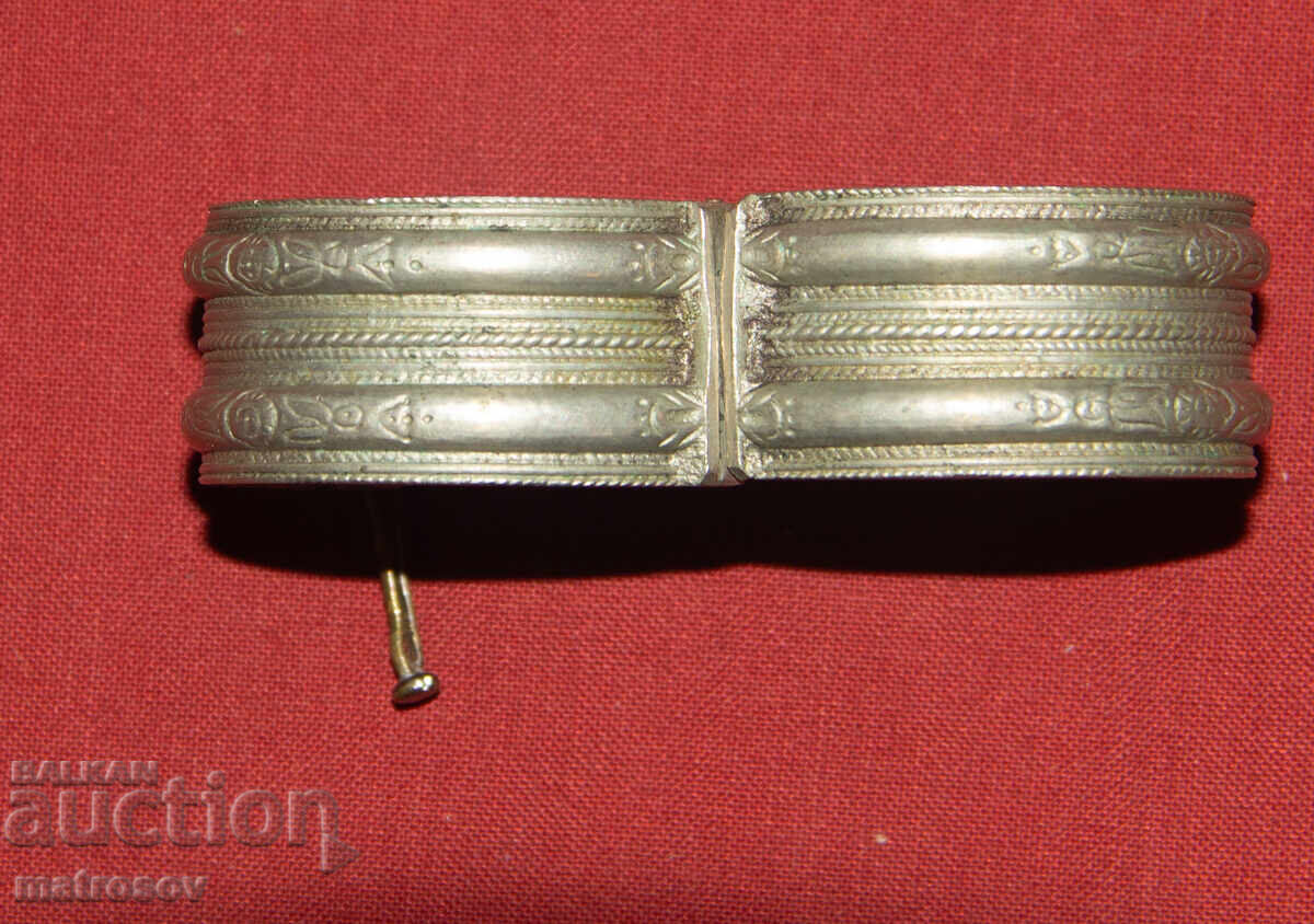 Παλαιό παραδοσιακό ασημένιο βραχιόλι κόσμημα - 6