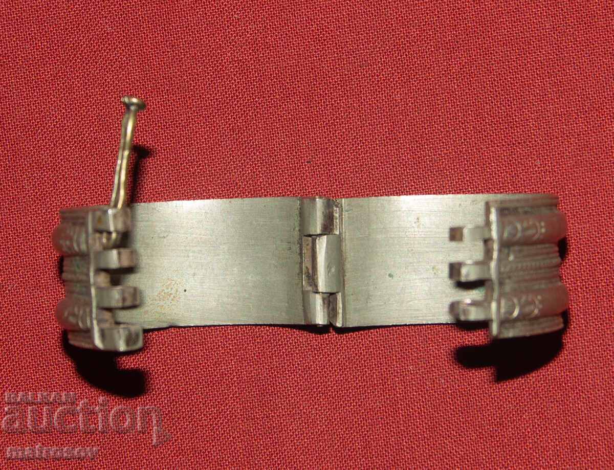 Παλαιό παραδοσιακό ασημένιο βραχιόλι κόσμημα - 7