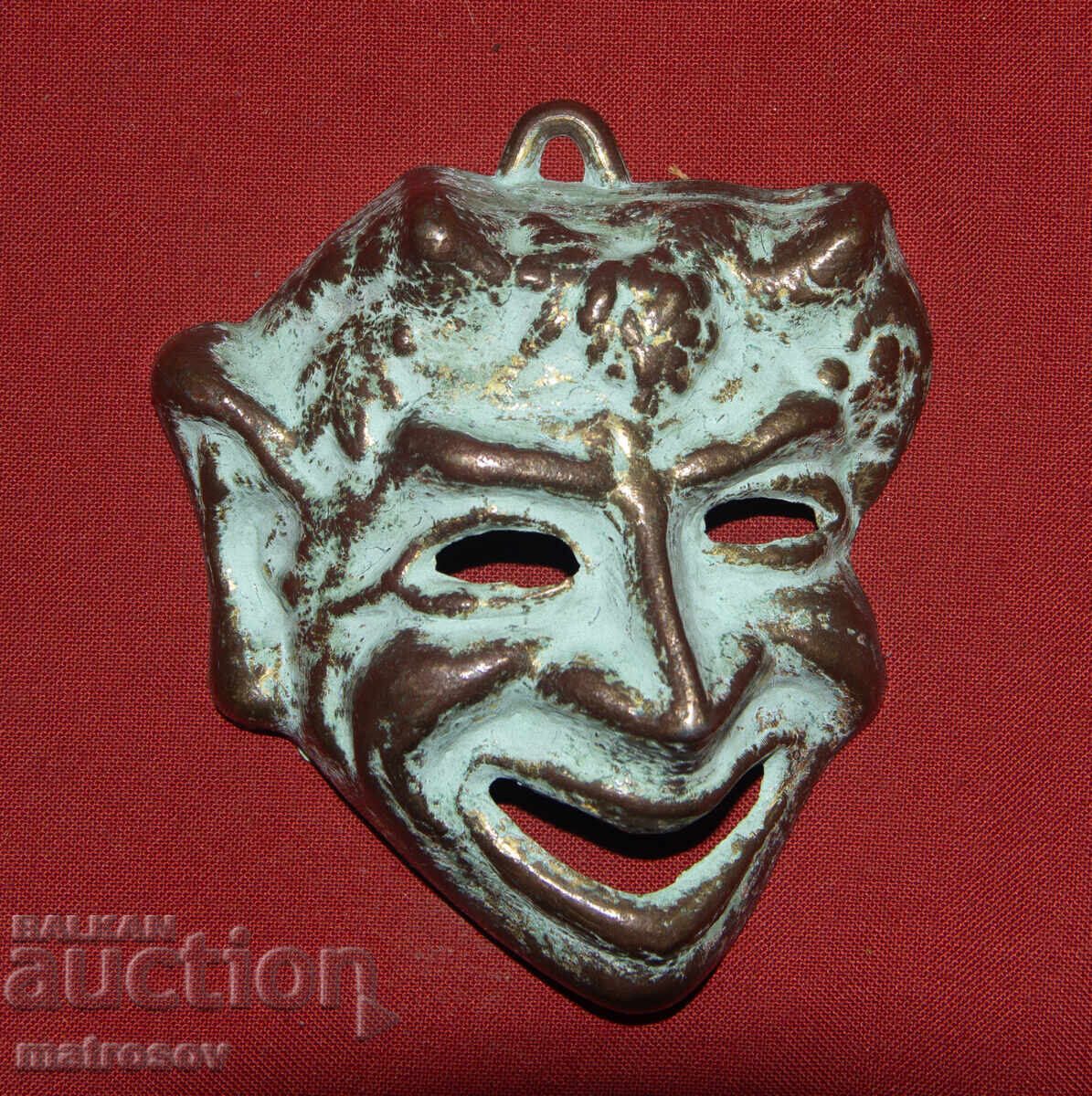 Mica sculptură din alamă, decorațiune, mască cu preț € 46.02 | 90.01 BGN