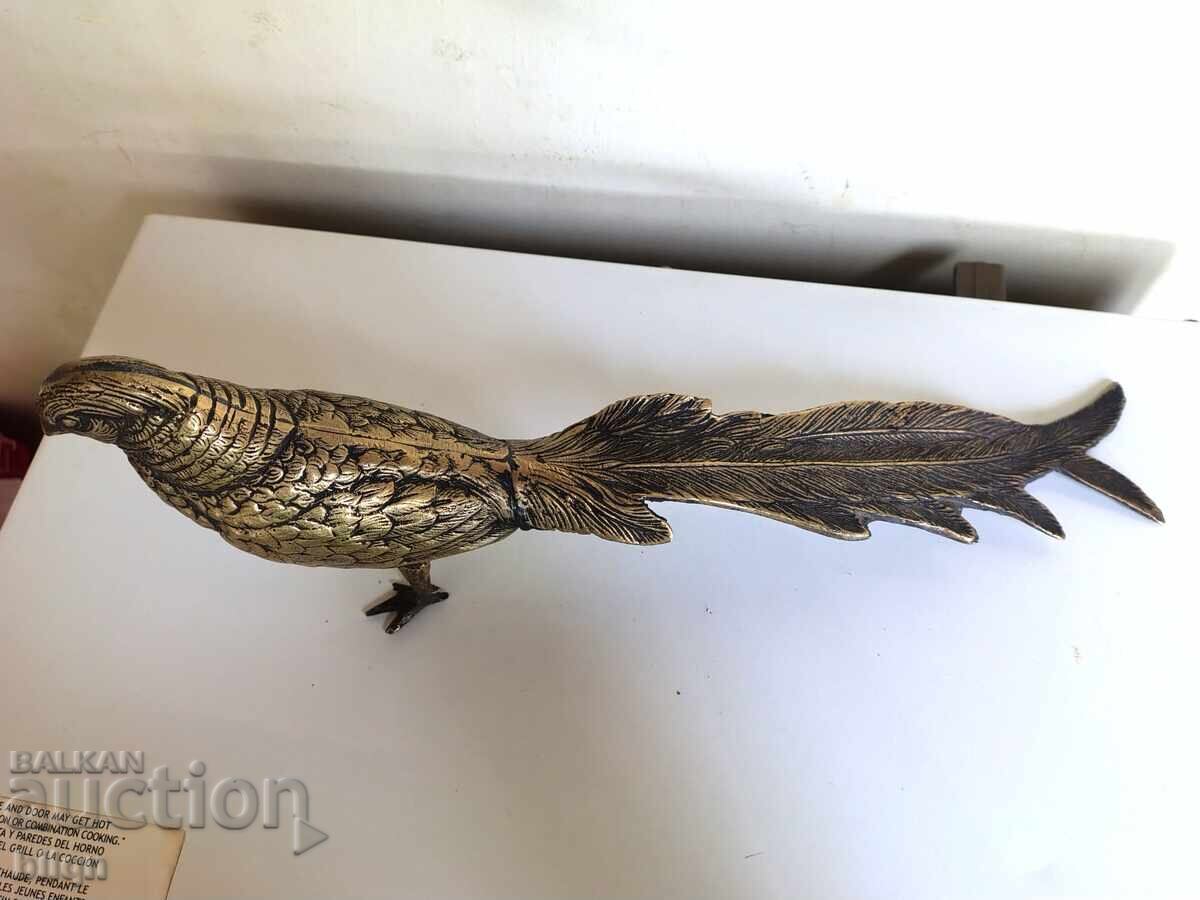 Figurină Veche de Bronz Superbă, Sculptură - Fazan cu preț 52.51 BGN | € 26.85
