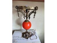 Frumoasă Lampă Mare Veche din Bronz