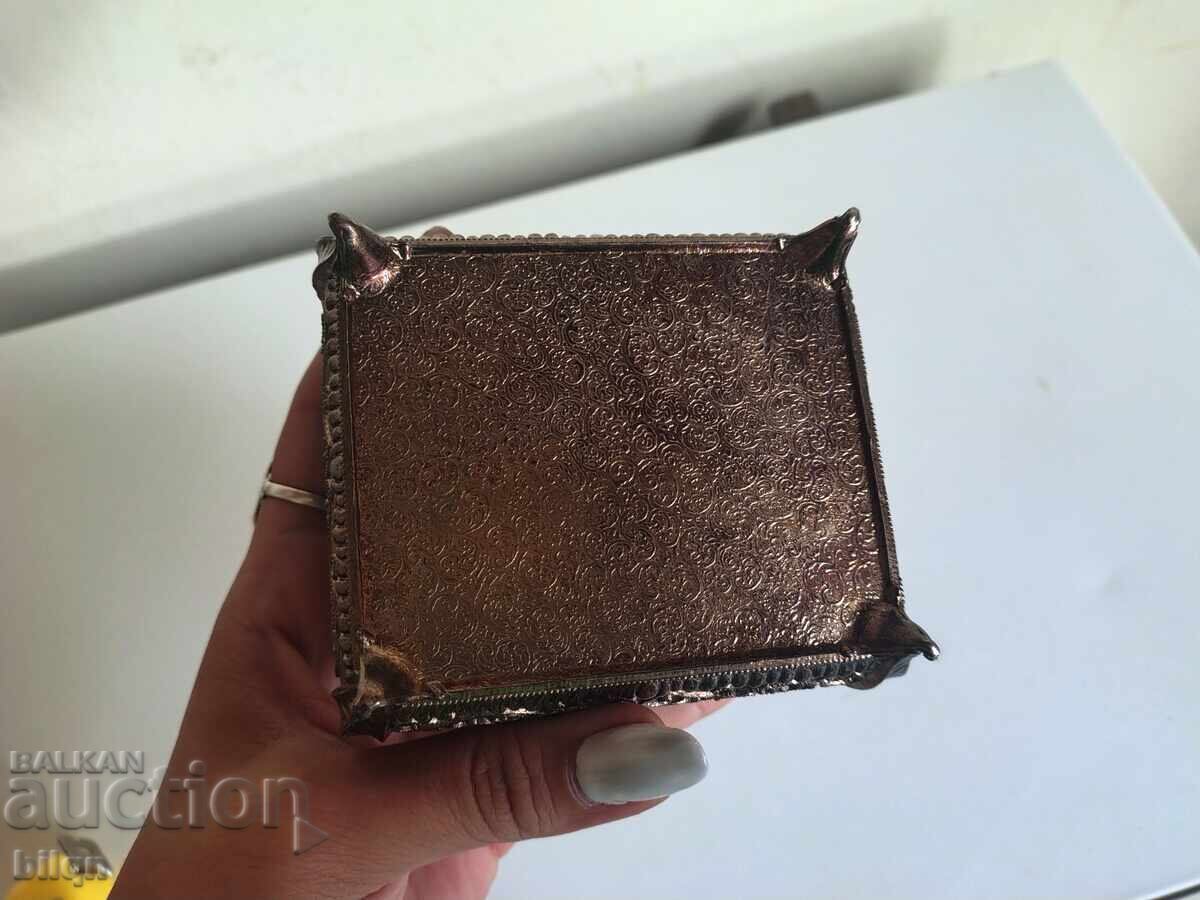 Beautiful Old Silver-Plated Jewelry Box - 5 Beautiful Old Silver-Plated Jewelry Box - 5