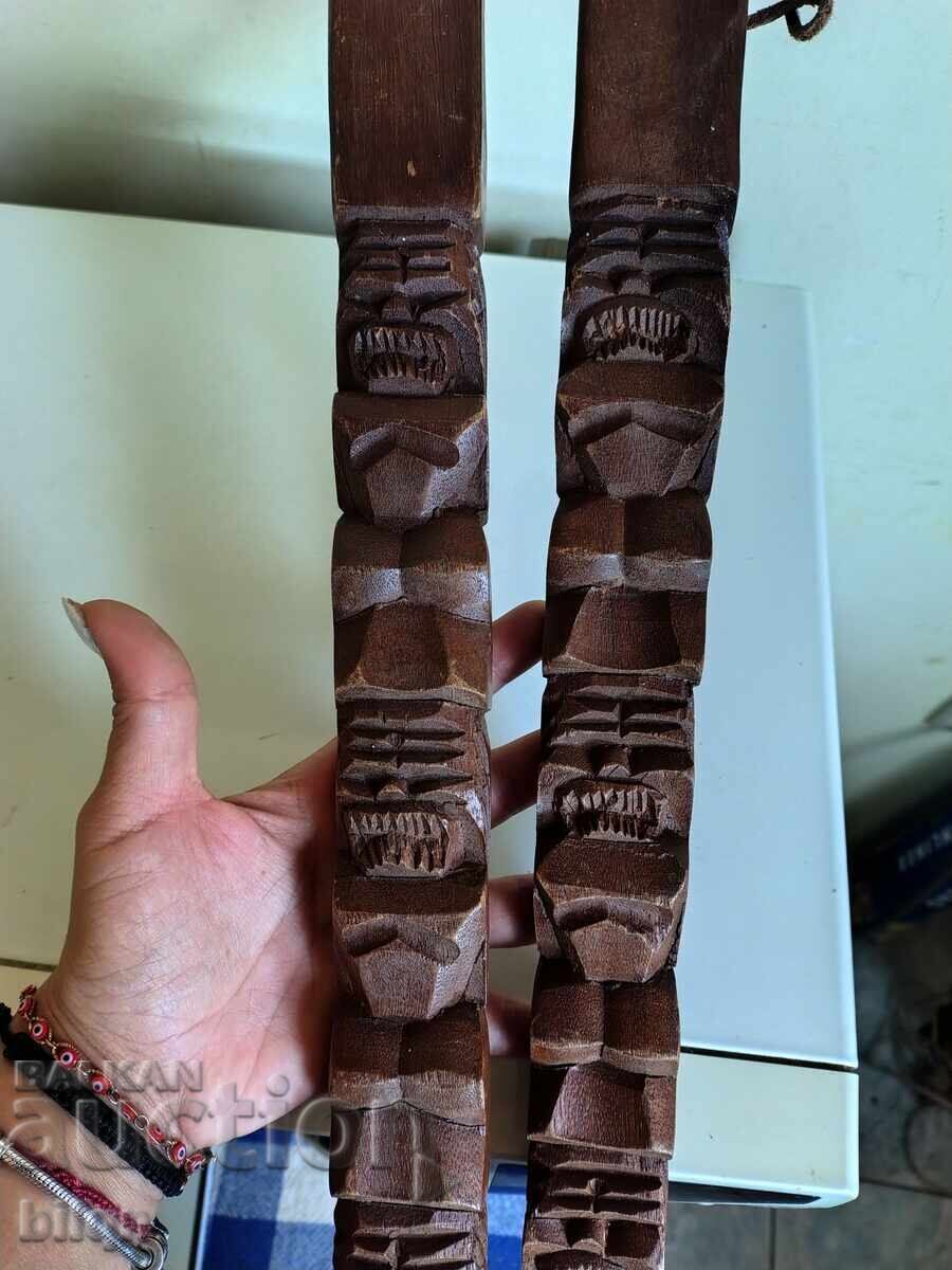 Auction Many, Many Big Fork and Spoon - Wood Carving Auction Many, Many Big Fork and Spoon - Wood Carving