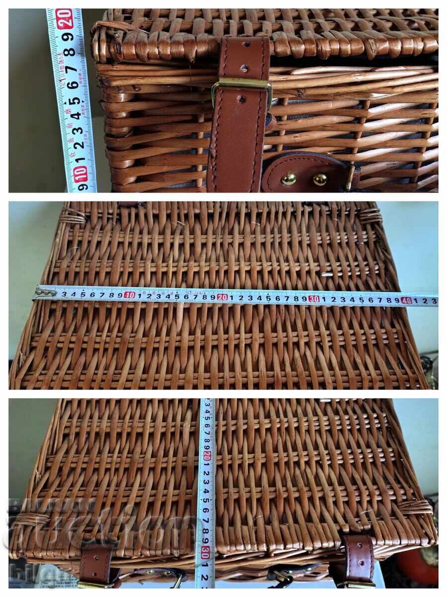 Great Rattan Picnic Basket for Two - 7 Great Rattan Picnic Basket for Two - 7