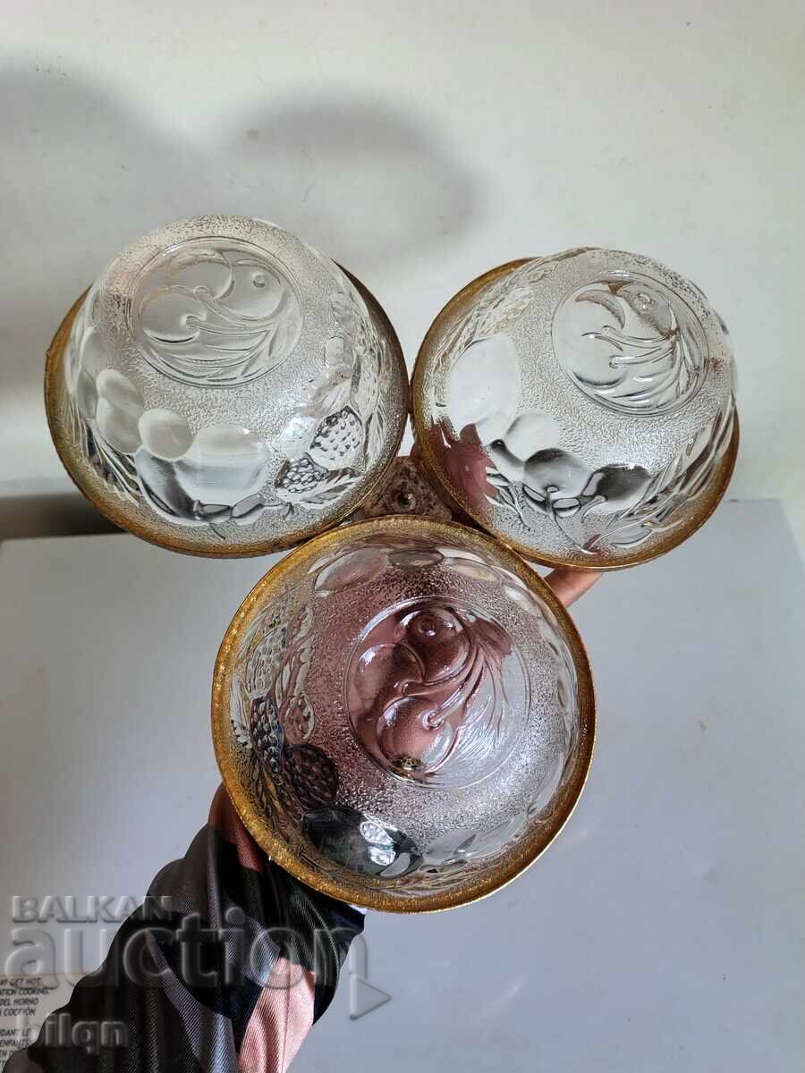 Minunat Platou Triplu Placat cu Aur - 5