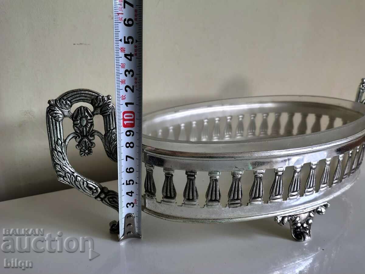 Incredibly Beautiful Silver Plated Dish - 5