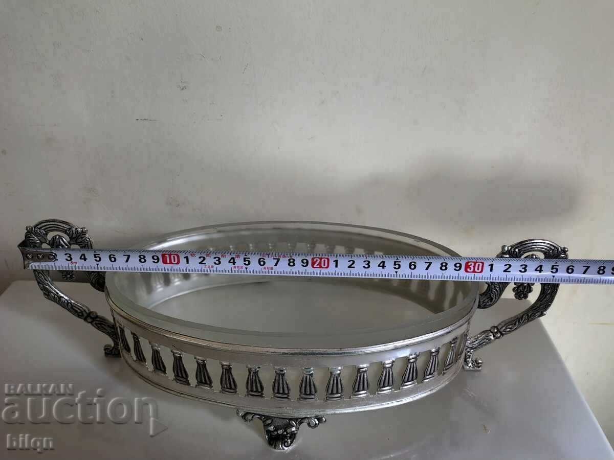 Incredibly Beautiful Silver Plated Dish - 6