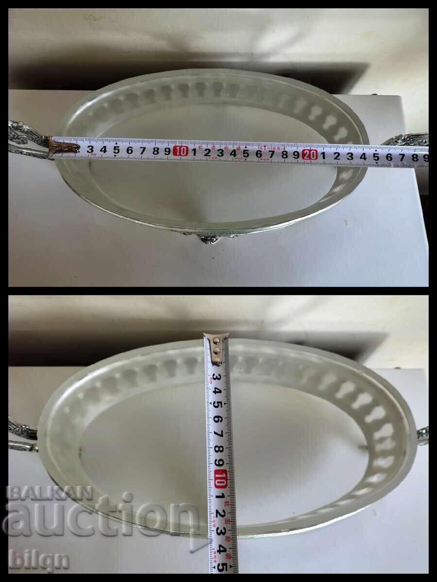 Incredibly Beautiful Silver Plated Dish - 7