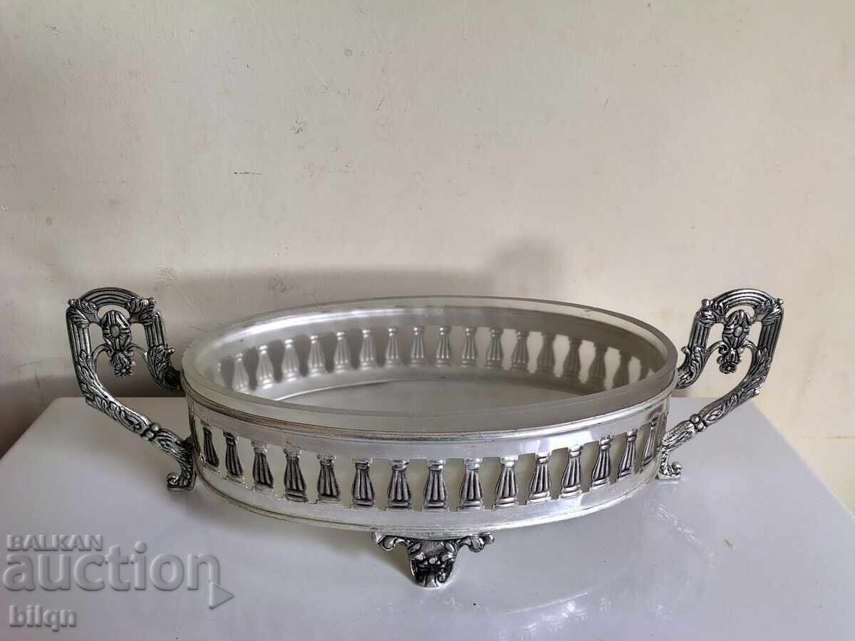 Incredibly Beautiful Silver Plated Dish