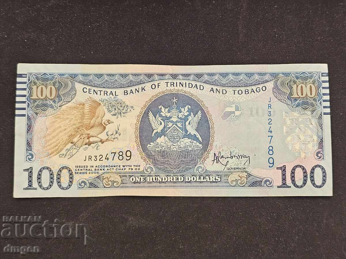 100 dollars Trinidad and Tobago