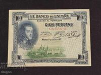100 pesetas Spain 1925