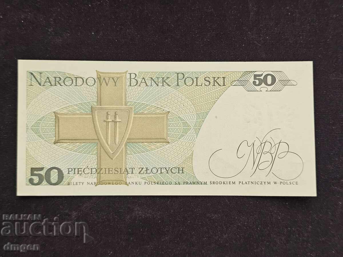 50 ζλότι Πολωνία 1988 UNC με τιμή 2.00 BGN | € 1.02