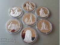 1989 ARGINT 950 ‰ Monede franceze pentru al 200-lea an al Revoluției