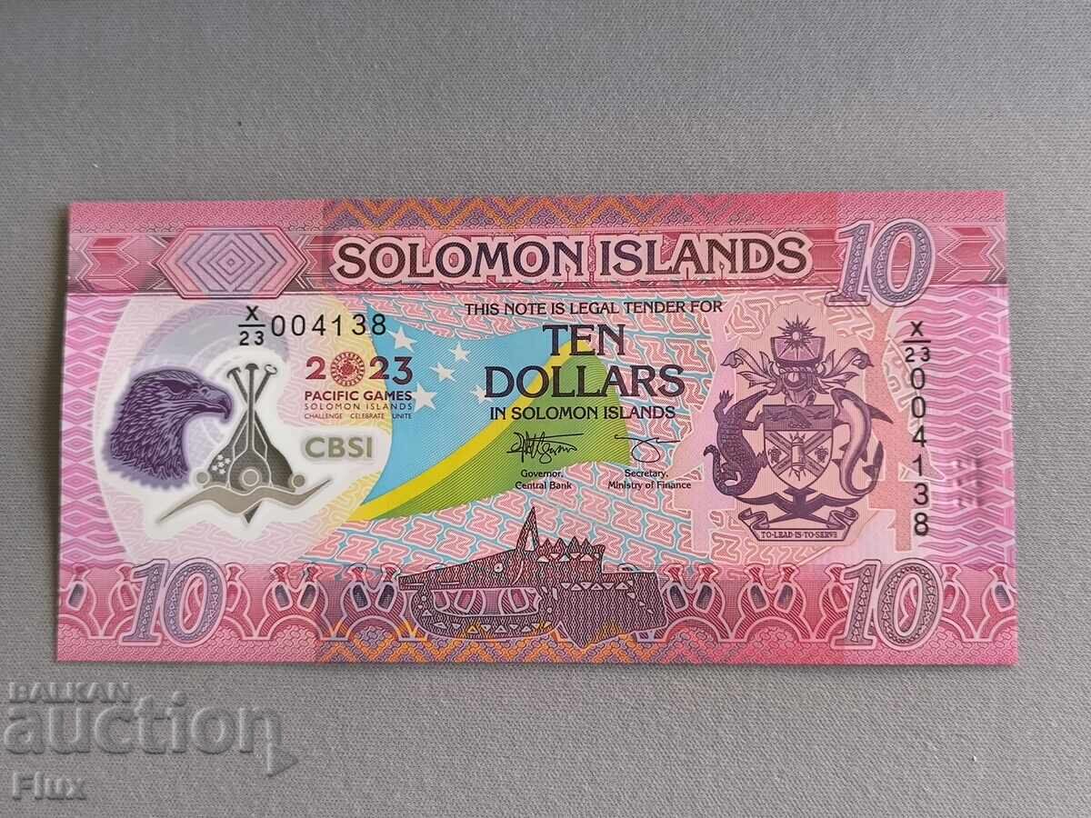 Τραπεζογραμμάτιο - Νήσοι Σολομώντα - 10 δολάρια UNC | 2023