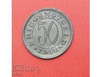 Germania-Baden-Württemberg-Reutlingen-50 Pfennig 1918