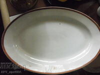 Tavă / platou / din porțelan, cu marcaj, Bulgaria