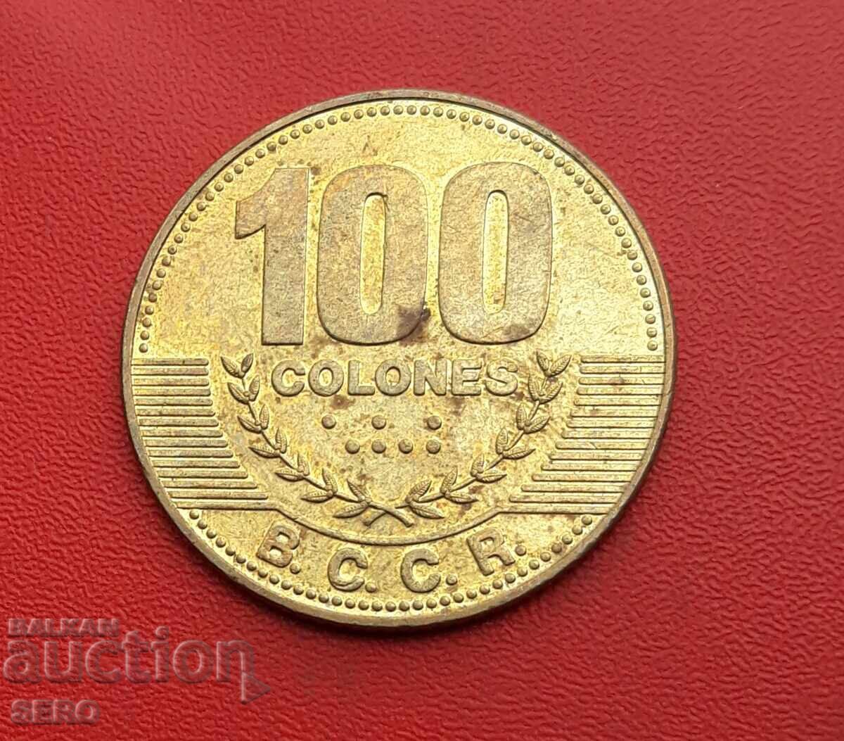 Коста Рика-100 колон 2021