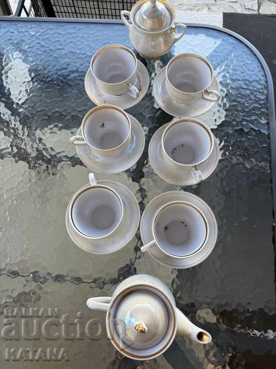 Set vechi de servire, veselă