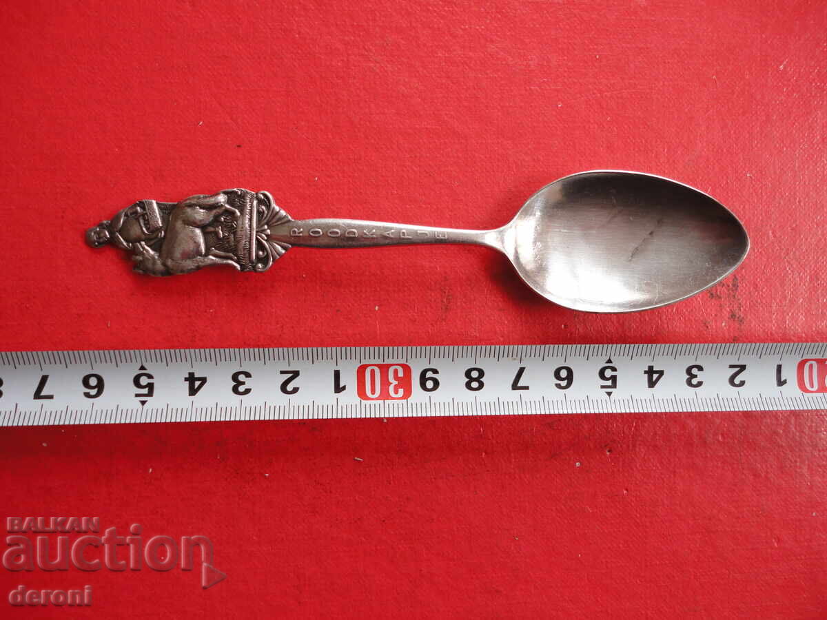 Collectible silver-plated spoon 1