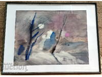 Original painting by Professor Ivaylo Mirchev - "Winter Moon"