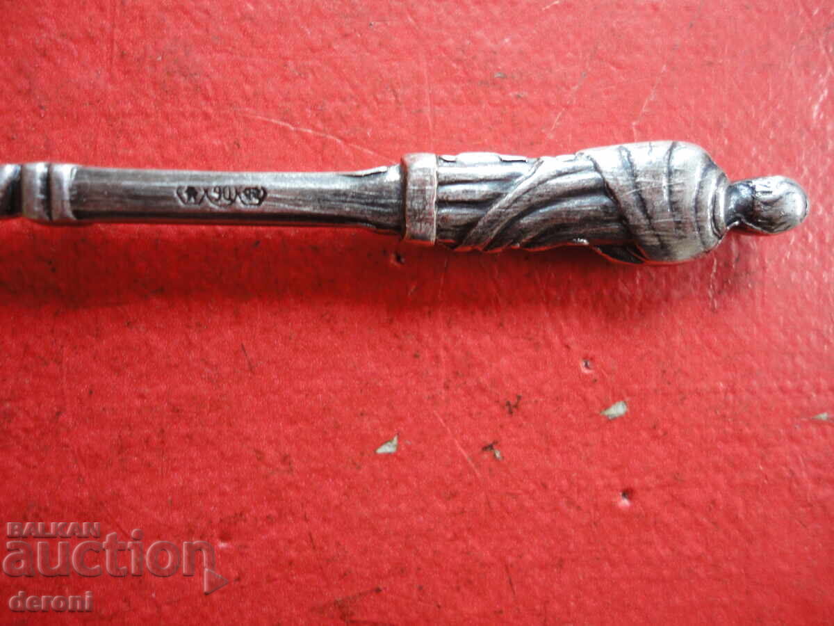 Доставка на Колекционерска посребрена лъжичка лъжица 3