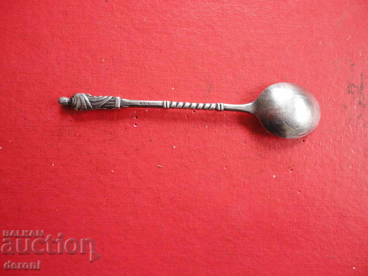 Колекционерска посребрена лъжичка лъжица 3 - 5