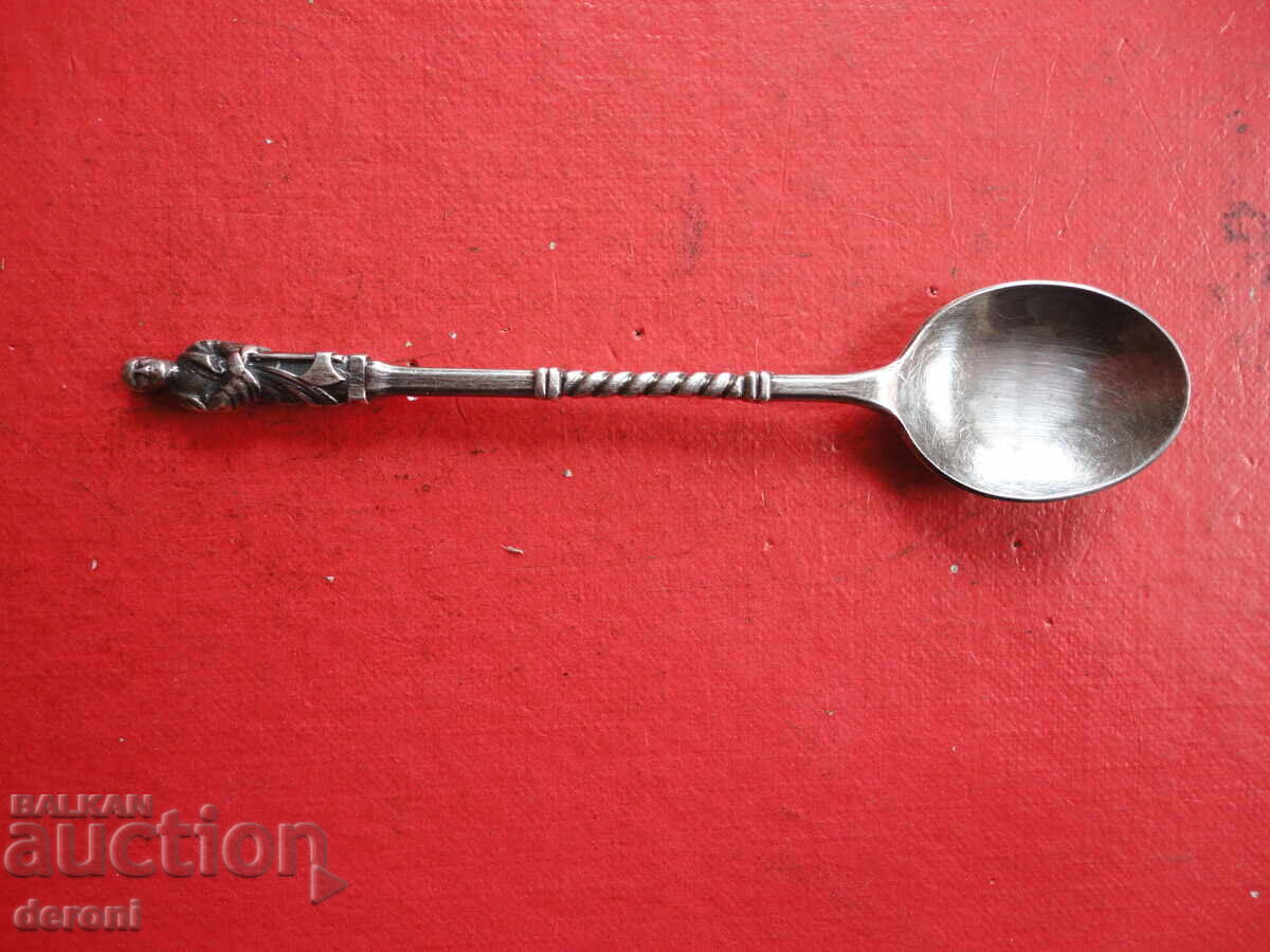 Колекционерска посребрена лъжичка лъжица 3 - 6