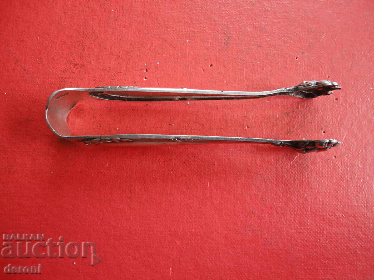 Δημοπρασία Απίθανο τσιμπιδάκι για ζάχαρη άχνη Alpacca