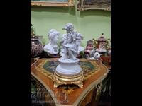 Figurină statuetă Capodimonte din porțelan italian superbă