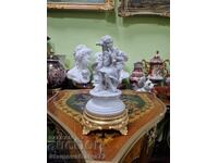 Stunning Italian Capodimonte Porcelain Figurine Statue