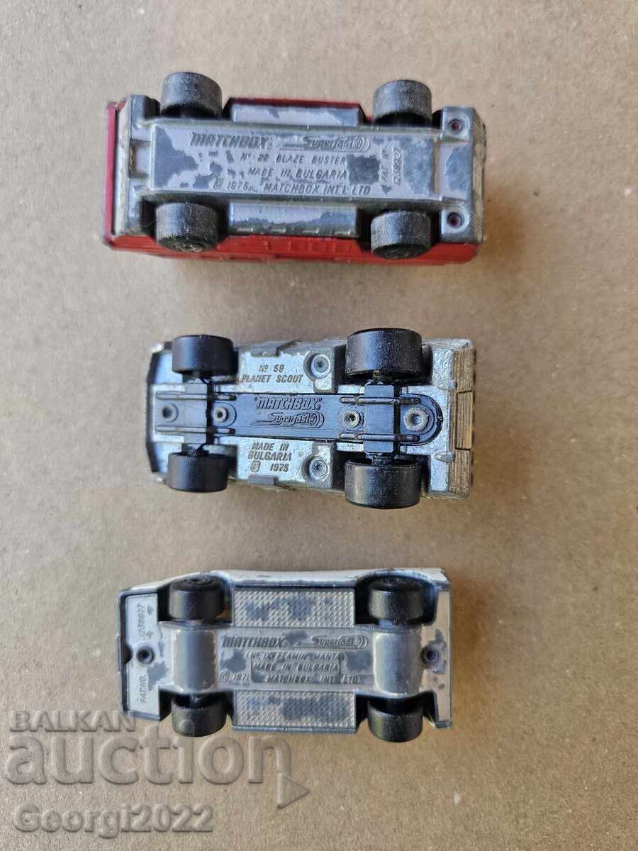 MATCHBOX BULGARIA Lot of 3 - 5