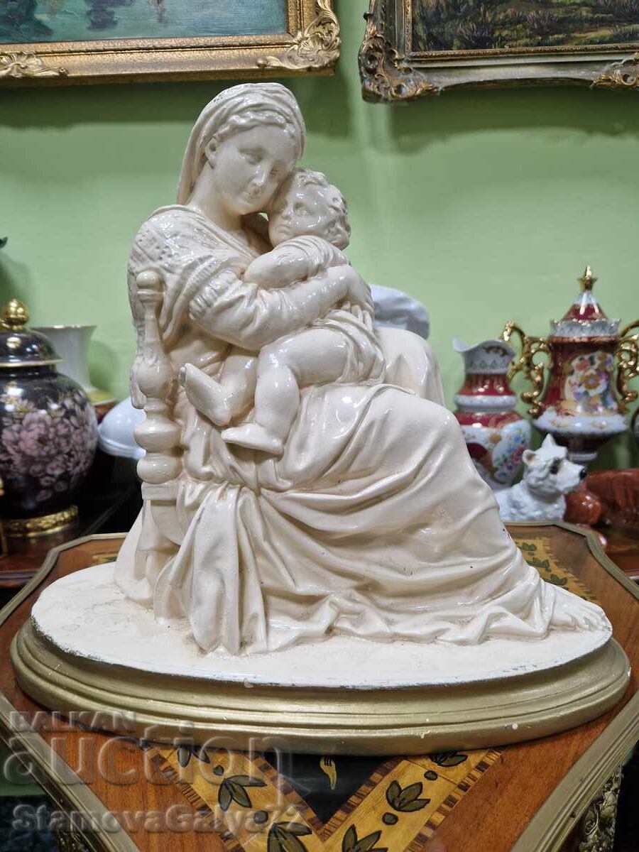 Large ceramic figure statuette composition with price € 90.50 | 177.00 BGN