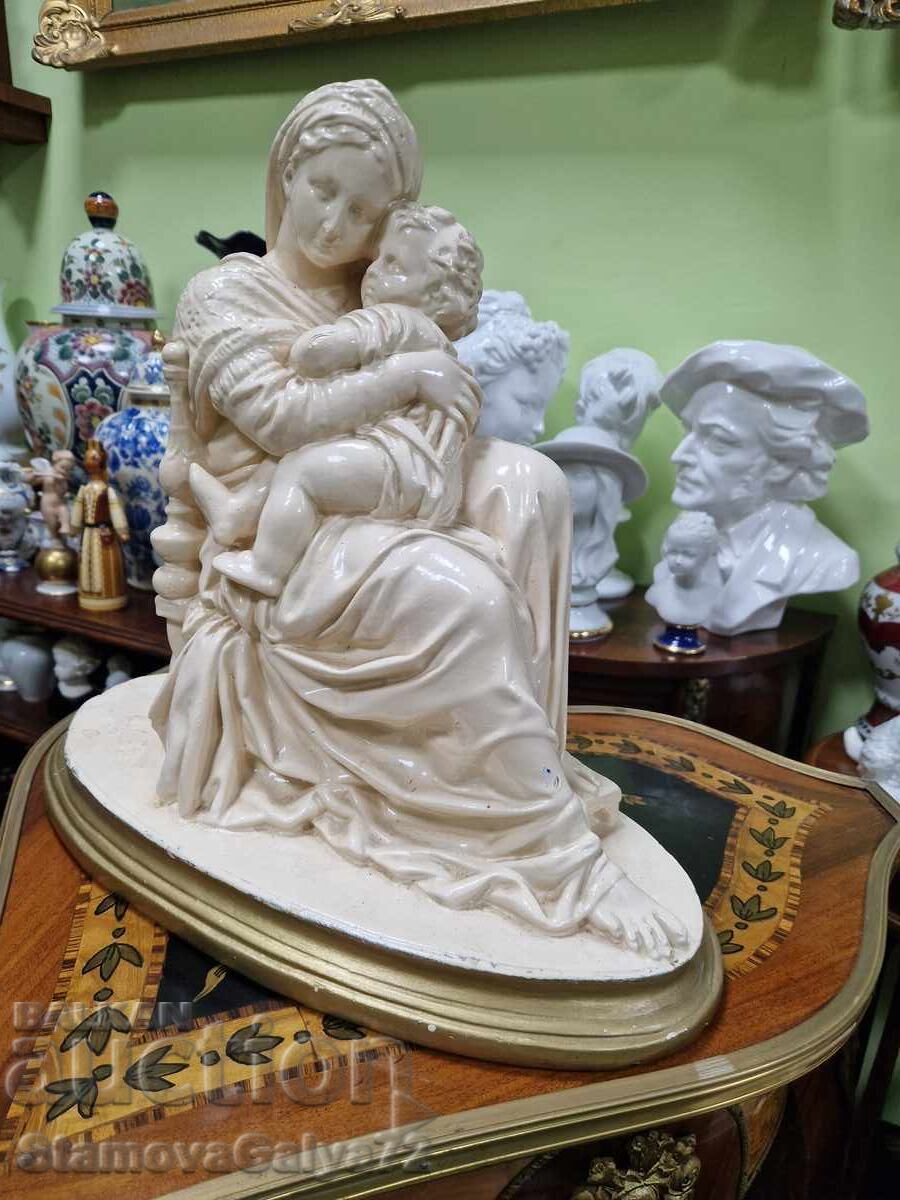 Large ceramic figure statuette composition - 5