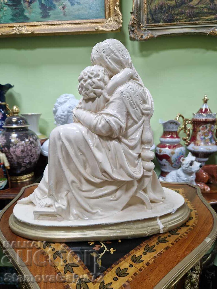 Large ceramic figure statuette composition - 7