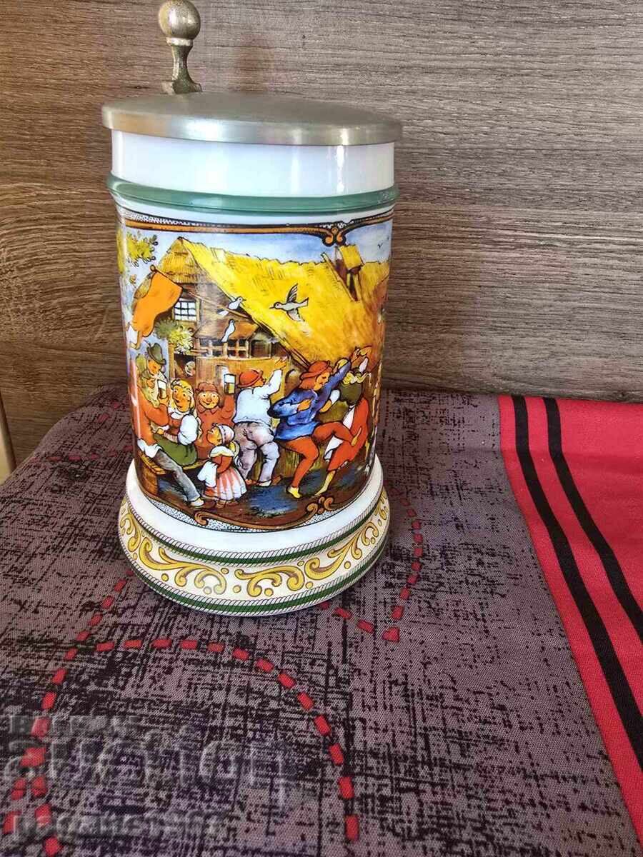 Porcelain beer mug with price 45.00 BGN | € 23.01 Porcelain beer mug with price 45.00 BGN | € 23.01