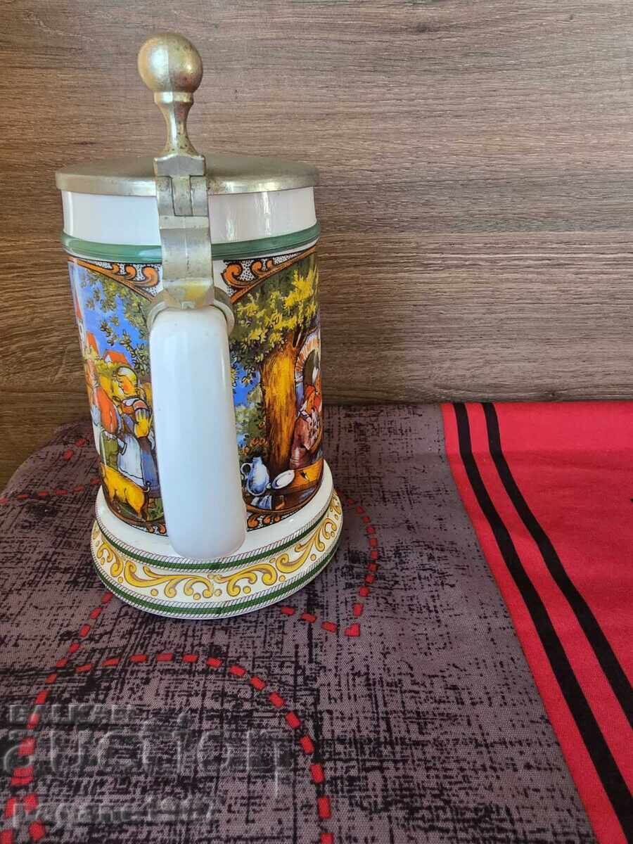 Porcelain beer mug - 5 Porcelain beer mug - 5