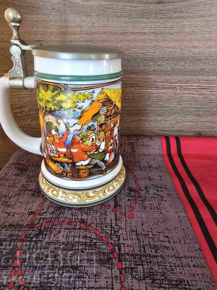 Porcelain beer mug - 6 Porcelain beer mug - 6