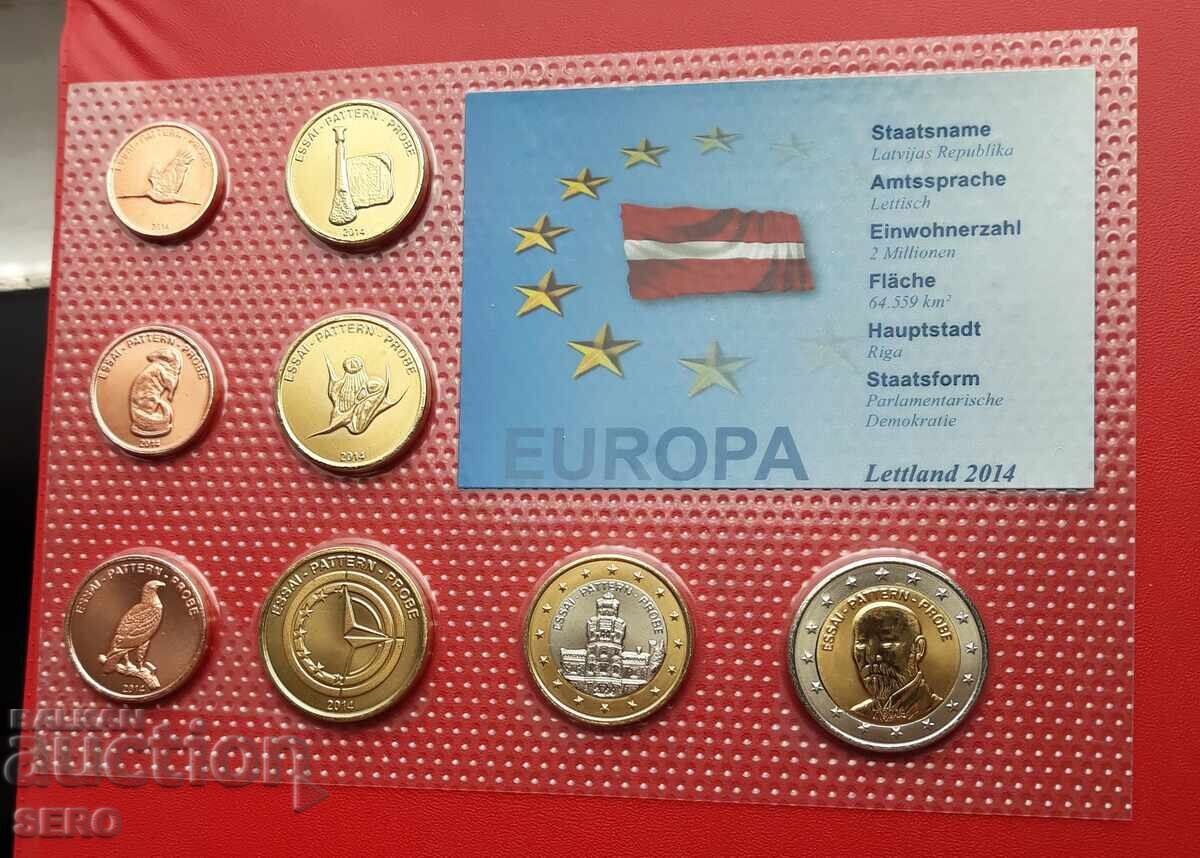 Latvia SET 2014 of 8 proof euro coins